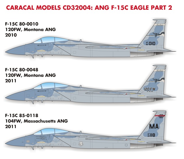 Neu Herpa 580038-1/72 USaf Mcdonnell Douglas F-15C Eagle National Guard 