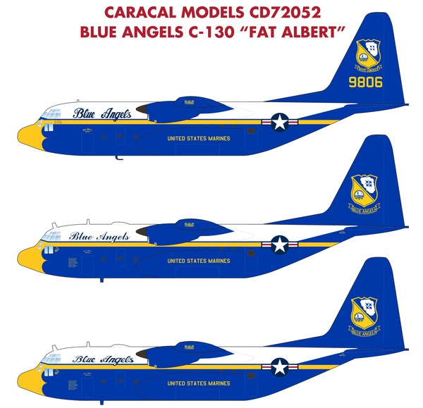 Caracal Models CD72052 - Blue Angels C-130 