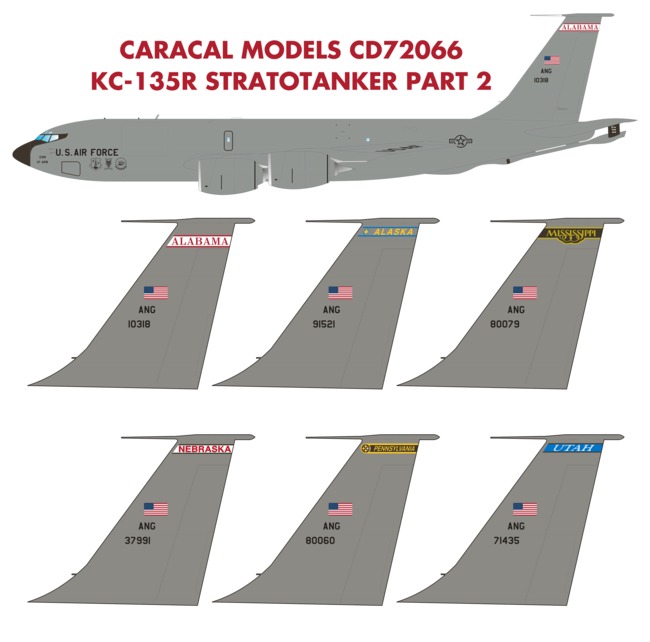 Caracal Models Cd72066 Usaf Kc 135r Stratotanker Part 2