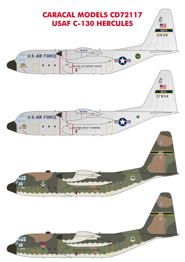Bureau modèle d'affichage avion écran de soie Decal Airfix 1/72 RAAF C130 Hercules 
